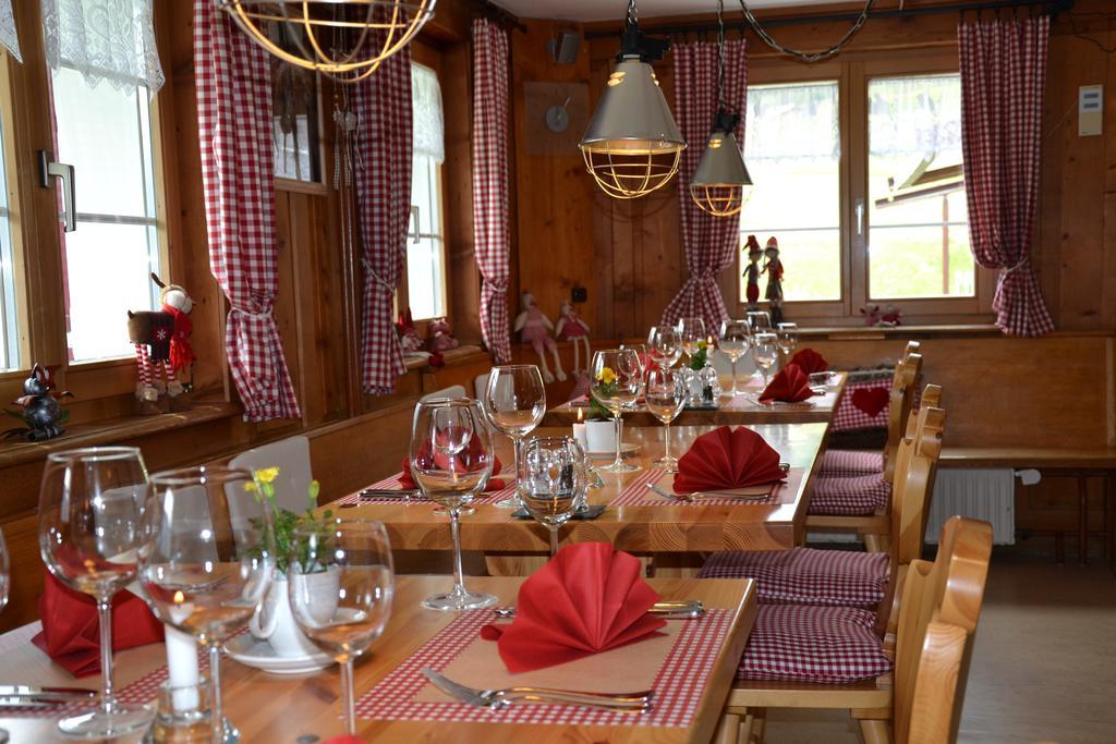 Gasthaus Alpina Tschappina Exterior foto