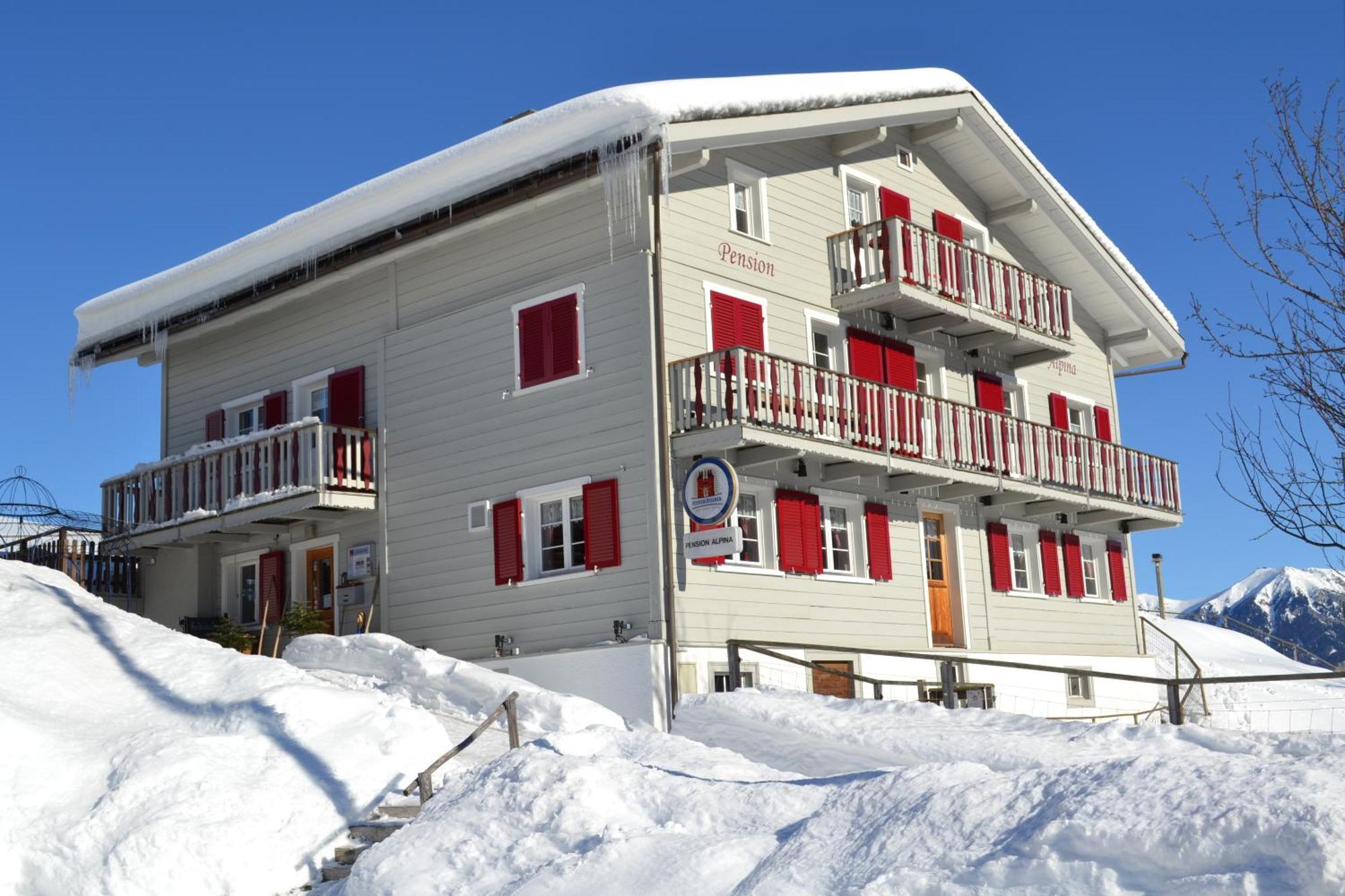 Gasthaus Alpina Tschappina Exterior foto