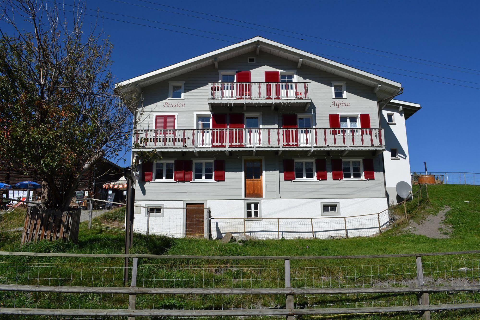 Gasthaus Alpina Tschappina Exterior foto