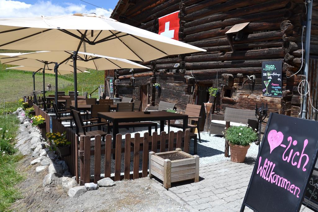 Gasthaus Alpina Tschappina Exterior foto